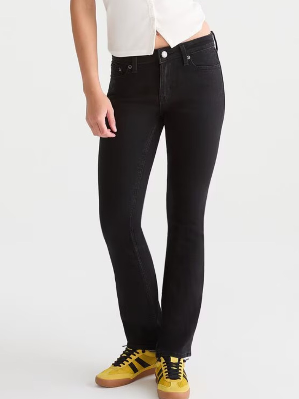 NEW Aeropostale Mid-Rise Bootcut Jean size: 4 short